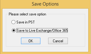 Save to Live Exchange