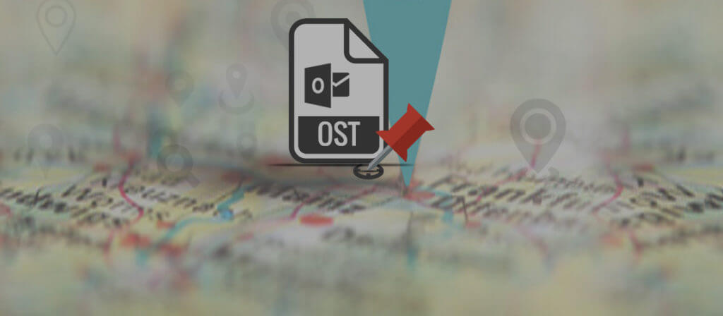 How to find the location of OST file