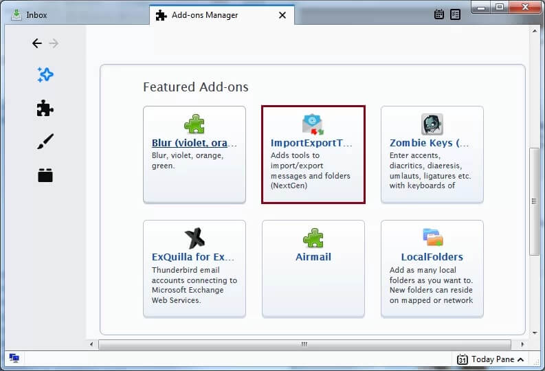 Provide the xpi file location