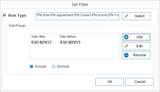 smart filtering options