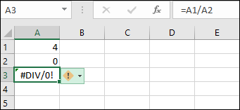 DIV/0! Error