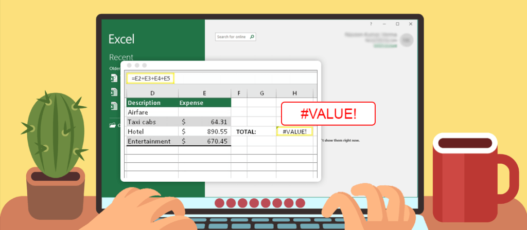 How to Fix Value Error in Excel