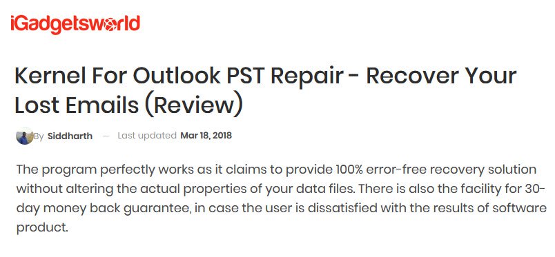 Outlook PST Repair