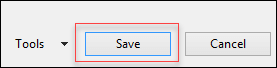 Click on Save button