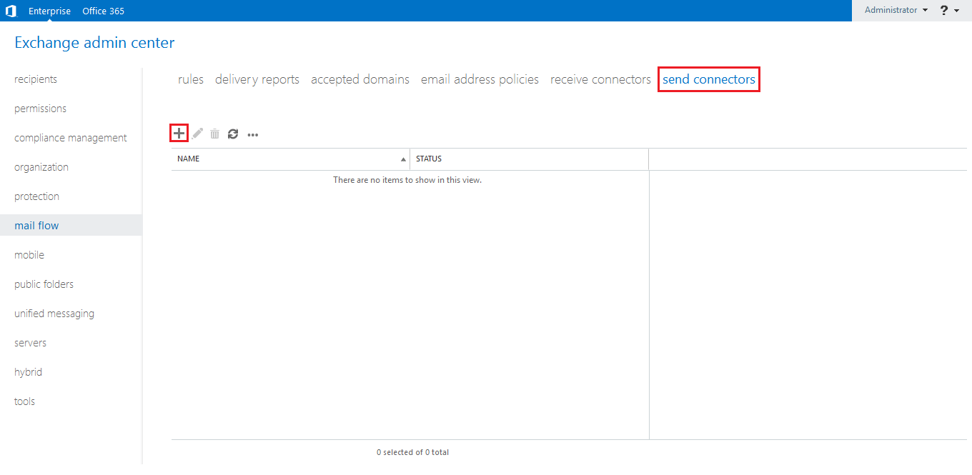 Login to Exchange Admin Center