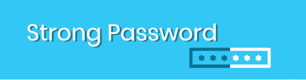 create a strong password