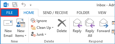 Open MS Outlook