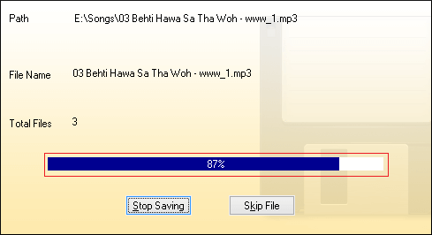 Data recovery process