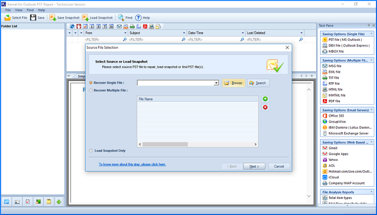 Outlook PST Reapir tool