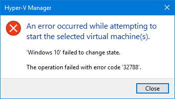 error message with a unique error number