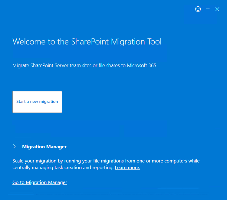 Start a new migration