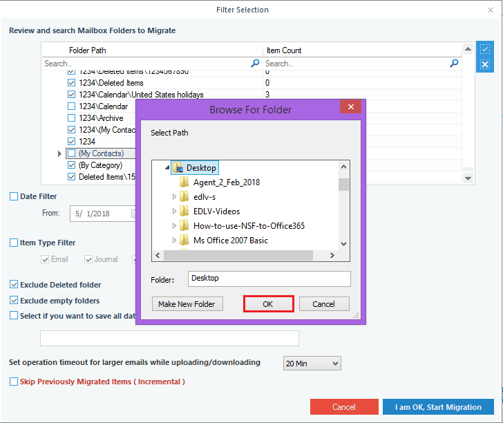 Choose the desired file format from the given list