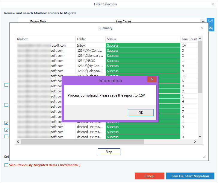 Save Report to CSV