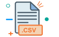 Use CSV File for Backup & Restore