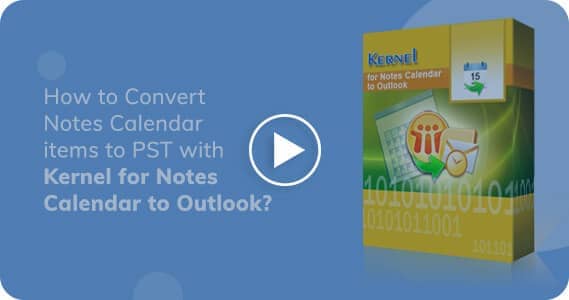 Convert Notes Calendar to Outlook