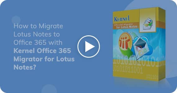 Office 365 migrator for Lotus Notes