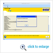 Successfully repaired ODF files