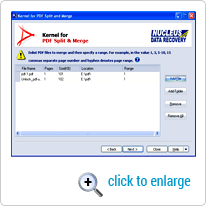 Enlist PDF File Screen