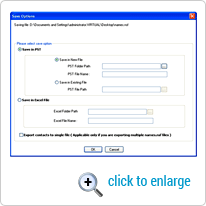 Select Saving Options