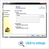 Migrate Outlook profile to Lotus Notes